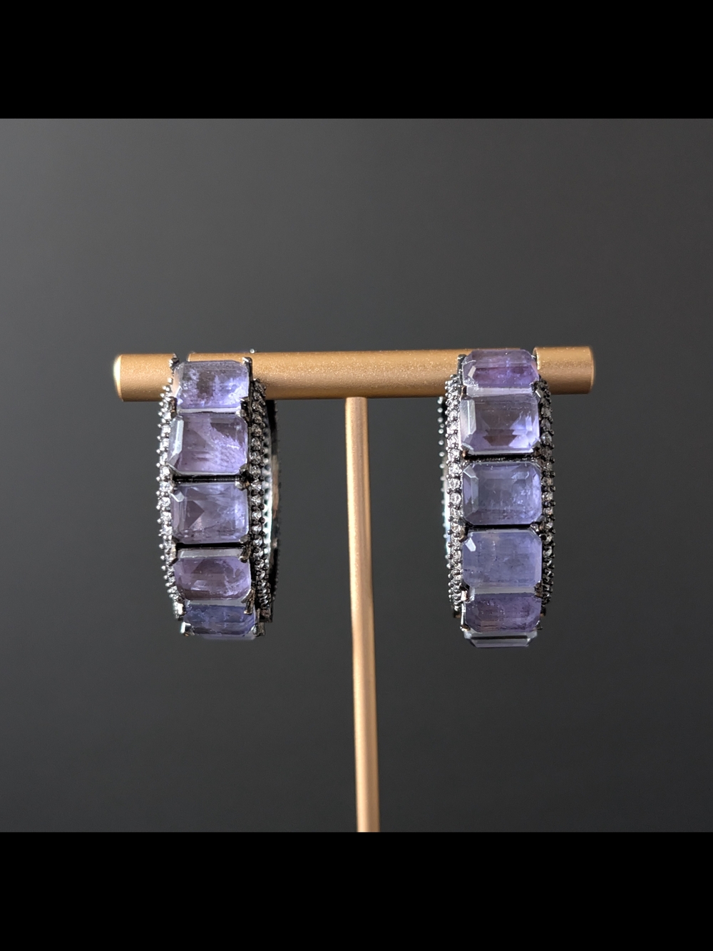 Lavender Hoops
